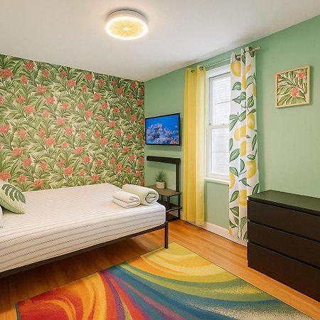 Tropical Comfort Room In Harlem Cozy Stay With Snacks & Style Nova York Exterior foto