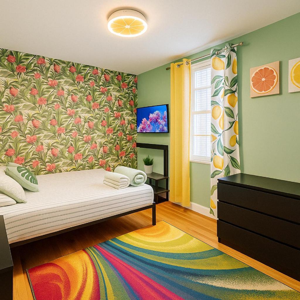 Tropical Comfort Room In Harlem Cozy Stay With Snacks & Style Nova York Exterior foto