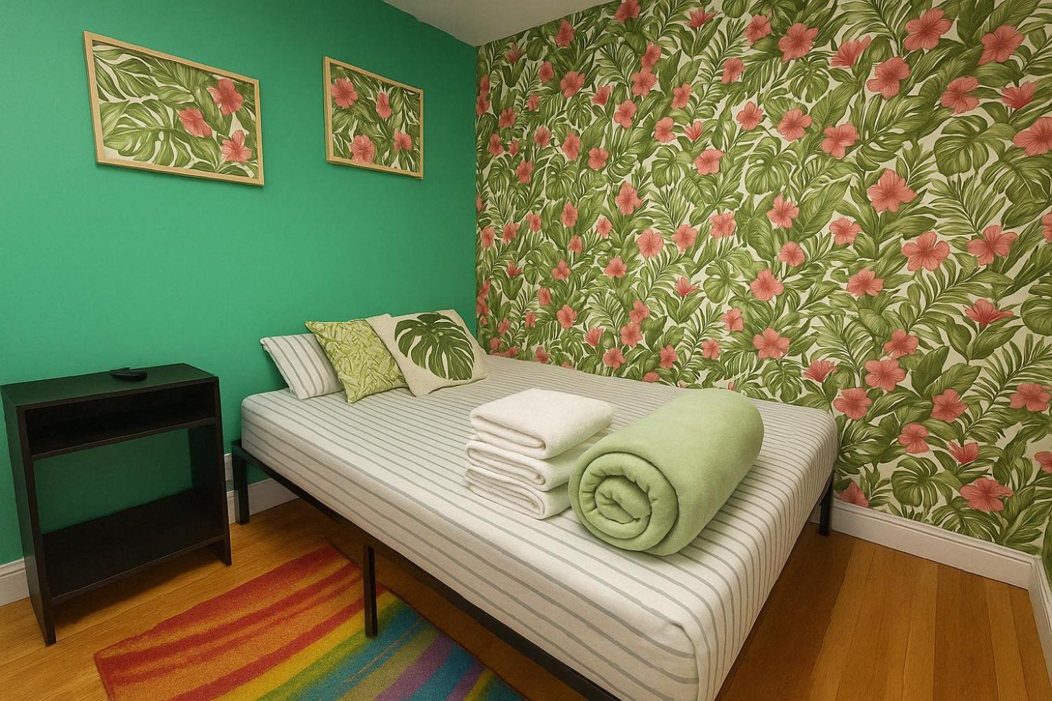 Tropical Comfort Room In Harlem Cozy Stay With Snacks & Style Nova York Exterior foto